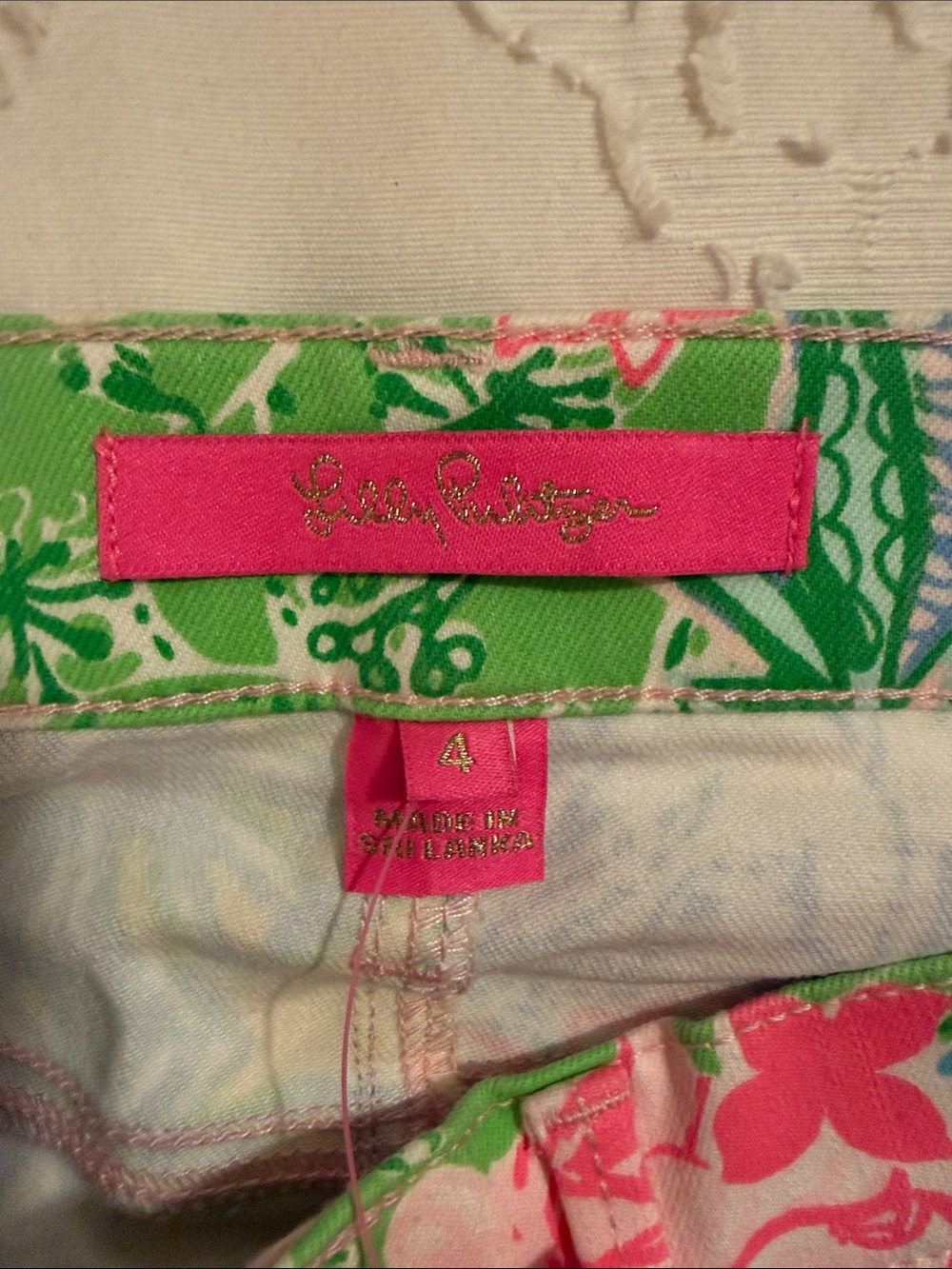 Lilly Pulitzer South Ocean Skinny jean in Multi Cheek to Cheek print - Picture 9 of 11